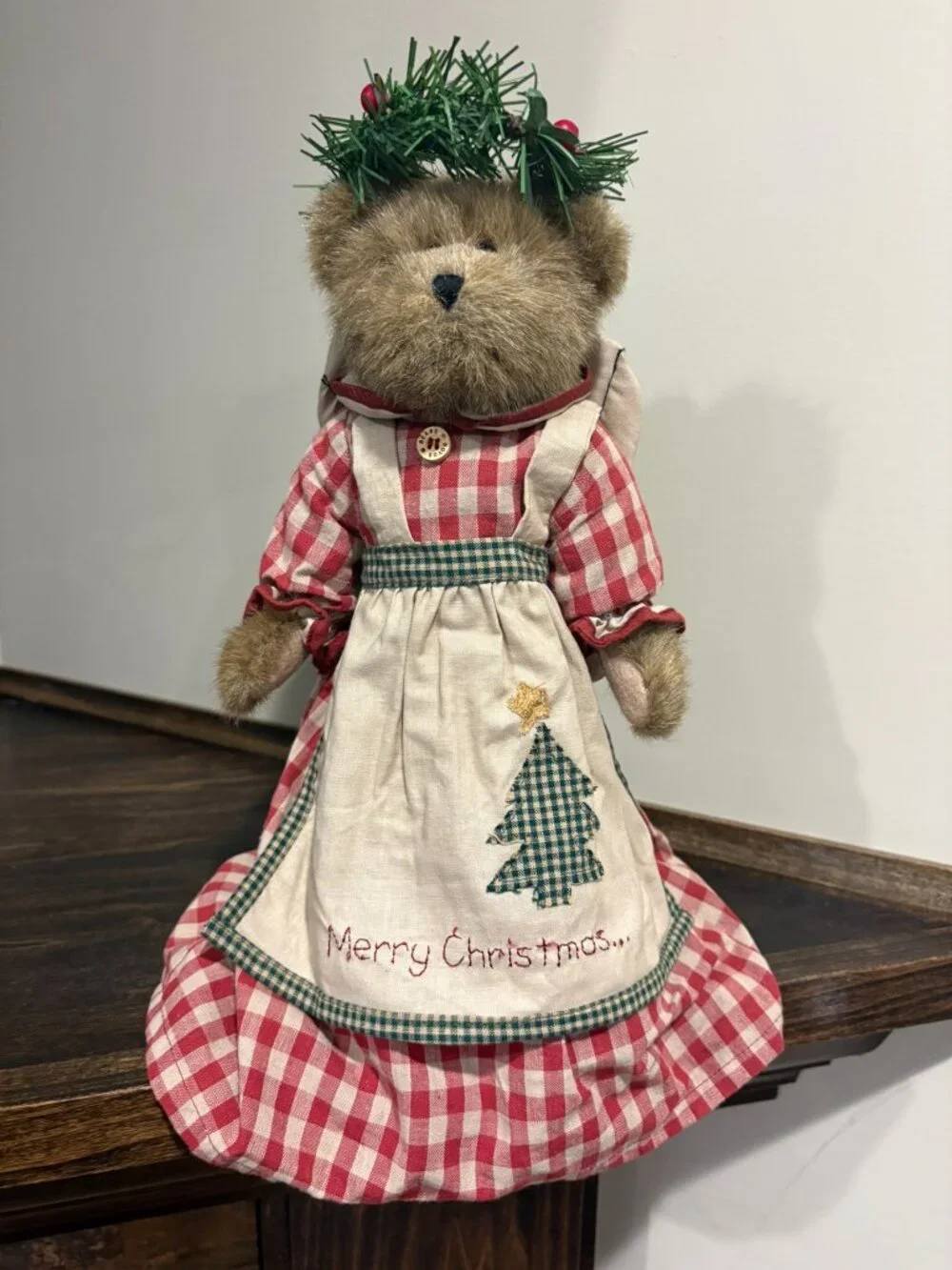 Vintage Retired Boyds Bear Tree Topper: Annalee Angelberry
